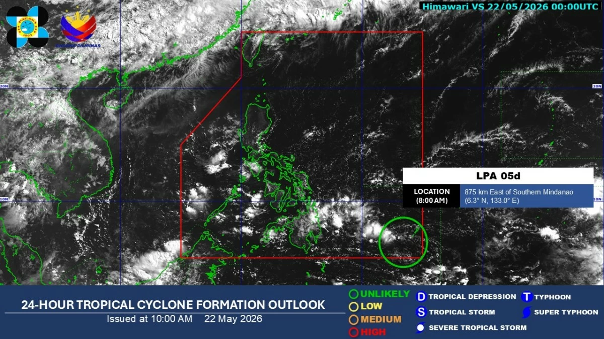 Satellite image (Courtesy of PAGASA)