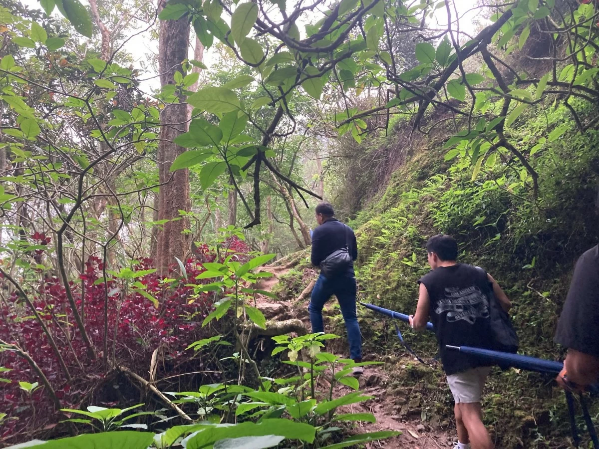 NATURE'S BLESSING Be one with nature as you trail through the mountain's passage