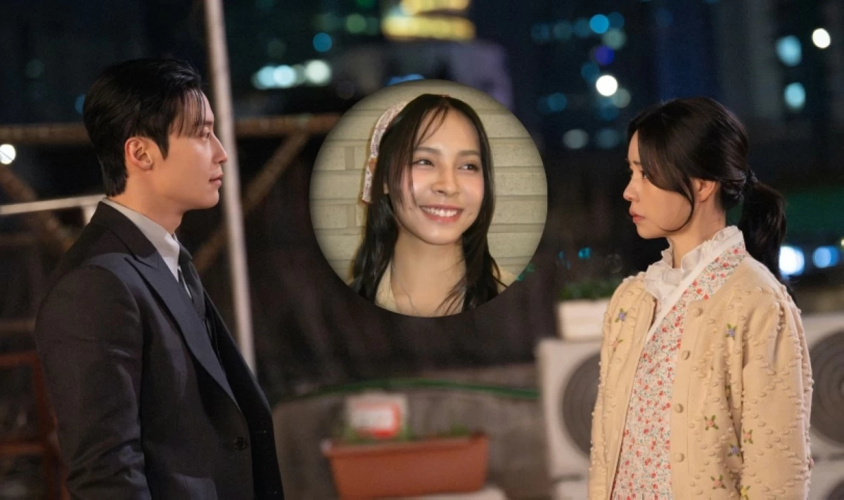 Lim Ji-yeon and Heo Nam-jun in the Korean drama "My Royal Nemesis," and Gwyn Dorado (center) (SBS, Instagram) 