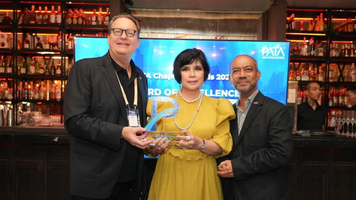 From left: Peter Semone, Chairman of the Pacific Asia Travel Association (PATA); Maria Paz Alberto, Chairwoman of the PATA Philippines Chapter; and Noor Ahmad Hamid, CEO of the Pacific Asia Travel Association (PATA) (Photo: PATA)