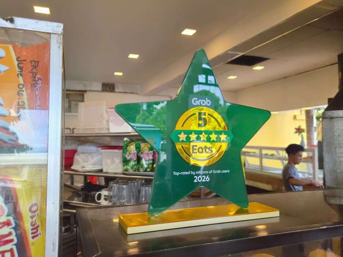 Grab's 5-Star Eats is a curated food guide built on real orders and user ratings, helping anyone find trusted restaurants in Cebu without the guesswork. (Photo: Rodmill G. Lopez)