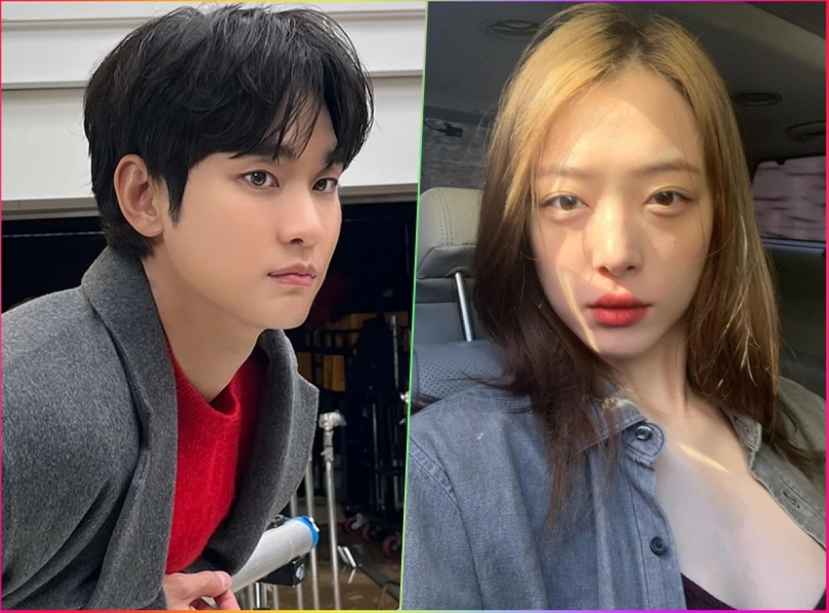Korean actor Kim Soo-hyun (left) and Sulli (Instagram) 