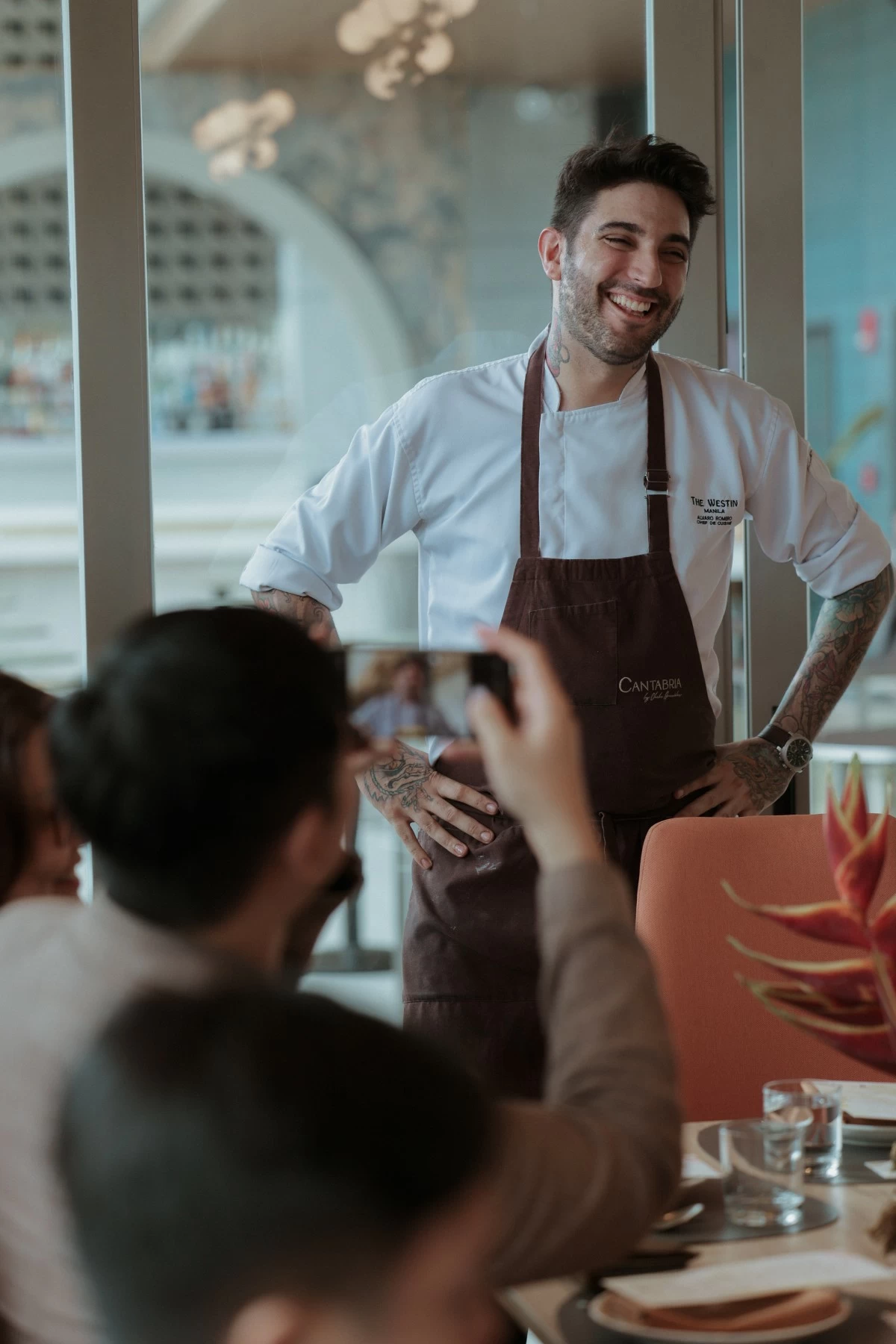  Cantabria by Chele Gonzalez chef Alvaro Romero Abreu-Ray explained each dish served
