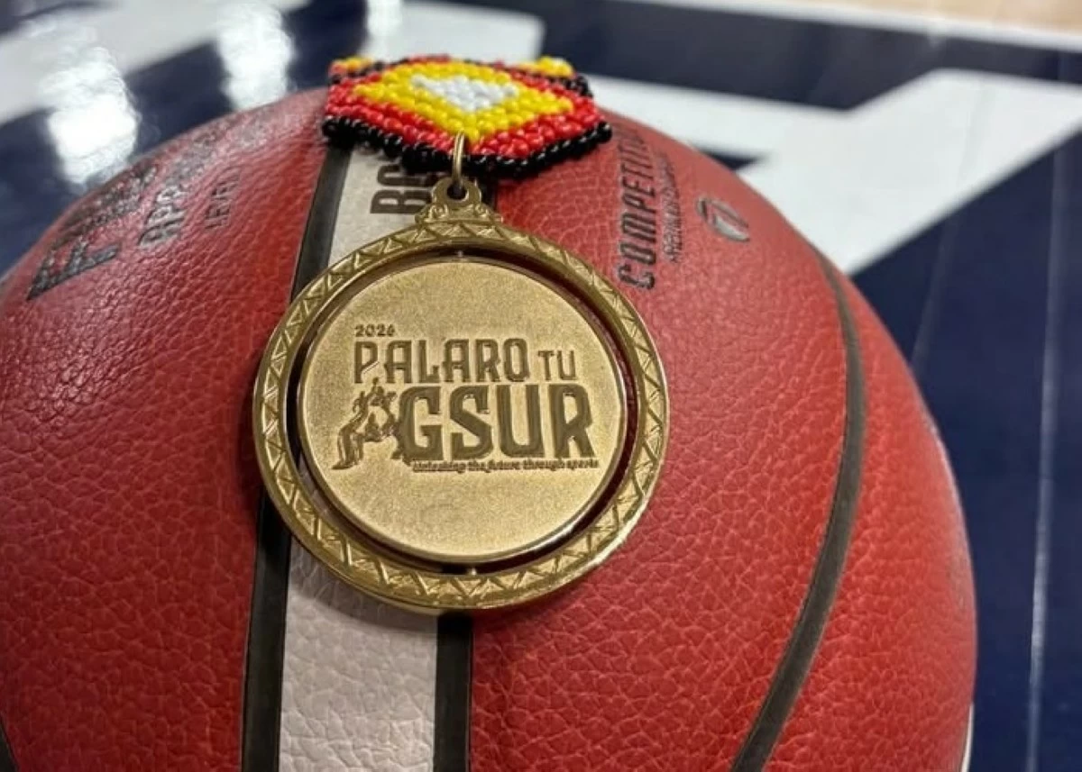 One of the Palarong Pambansa medals in Agusan del Sur. (Photo from the Department of Education's Facebook page)