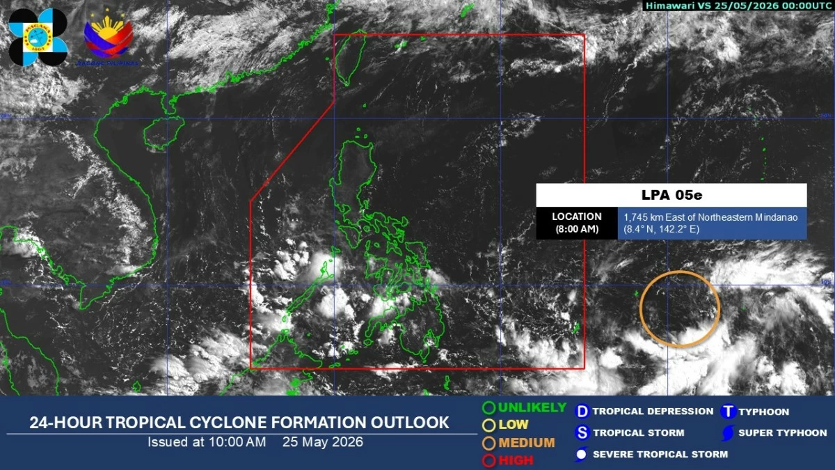 Satellite image (Courtesy of PAGASA)