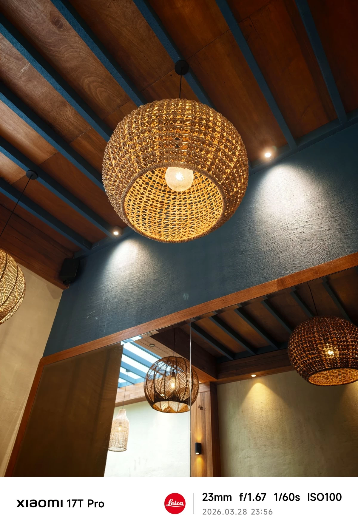 A pretty lamp.
