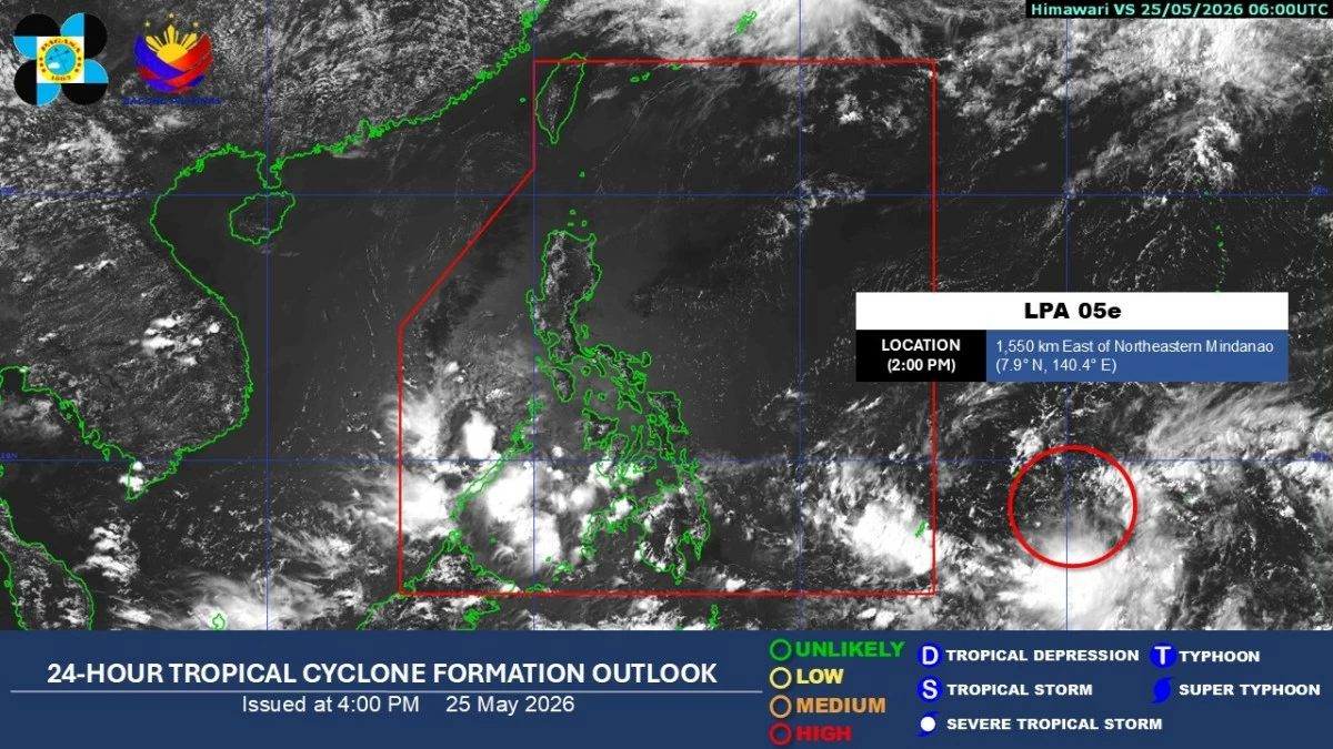 Satellite image (Courtesy of PAGASA)