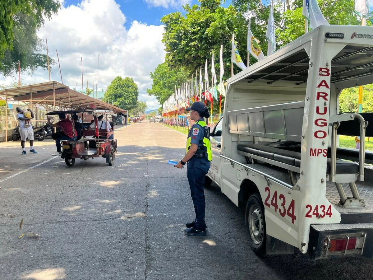 POLICE on patrol in Leyte. (FB)