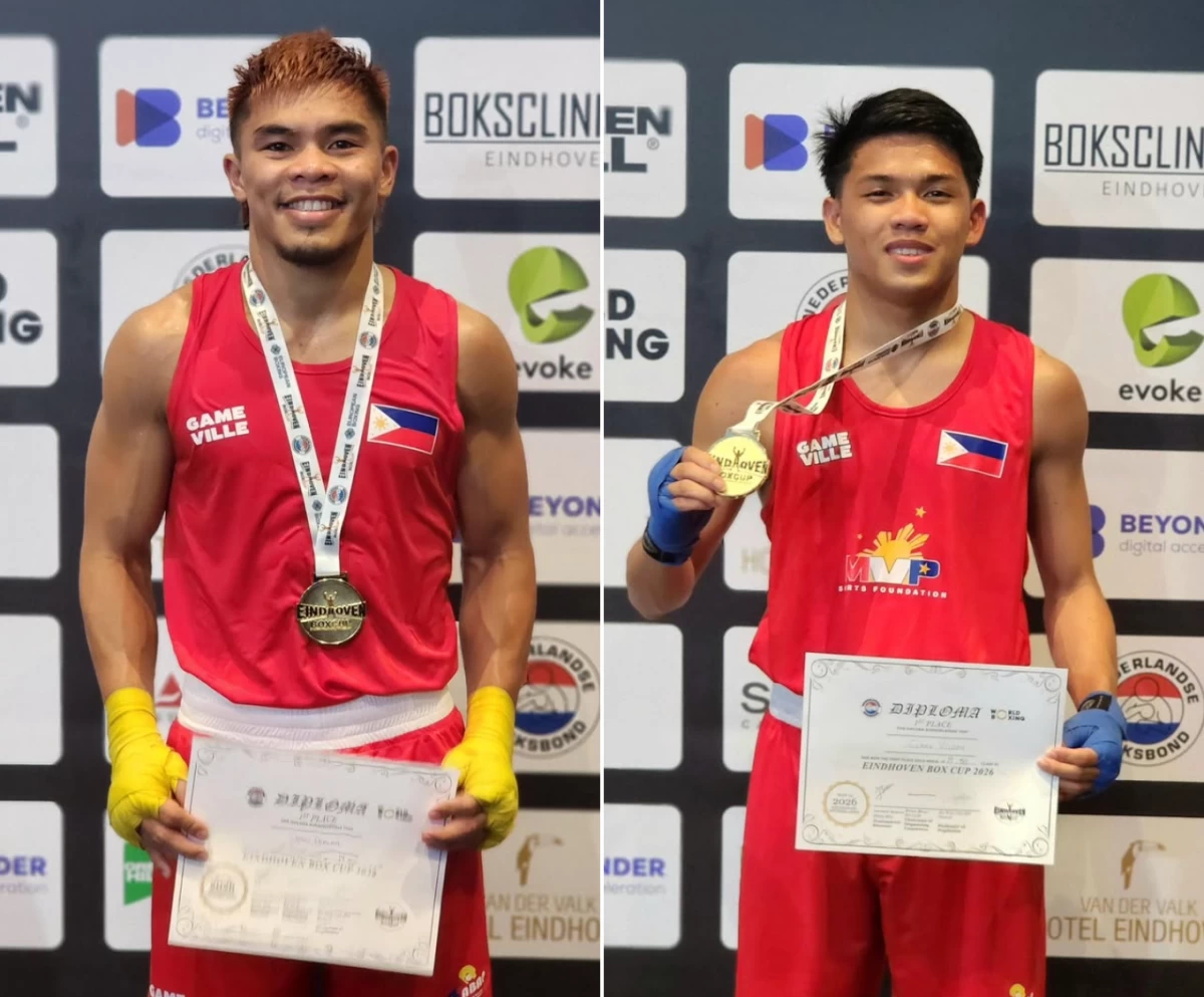 Carlo Paalam, left, and Ian Vicera. (ABAP)
