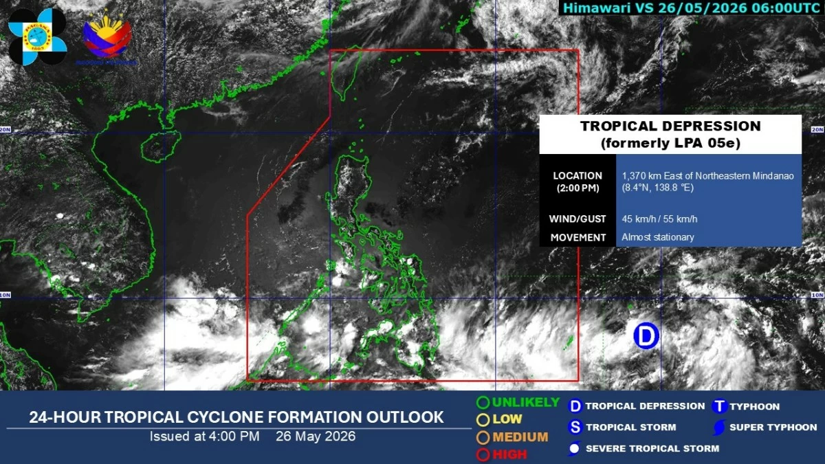 Satellite image (Courtesy of PAGASA)