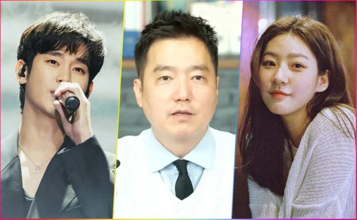 (From left) Kim Soo-hyun, YouTuber Kim Se-ui and Kim Sae-ron (Photos from Instagram, screenshot from HoverLab video on YouTube)  