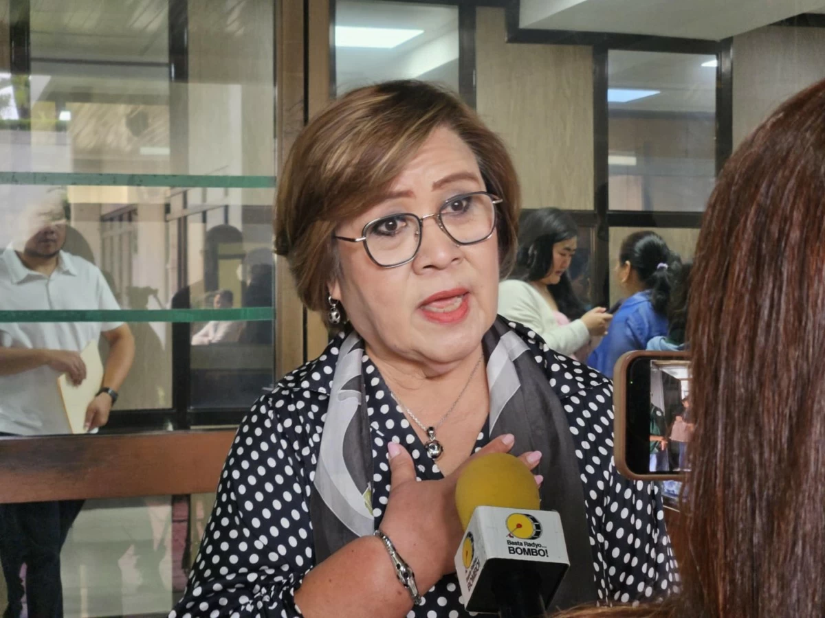 Mamamayang Liberal (Ml) Party-list Rep. Leila de Lima (Ellson Quismorio/ MANILA BULLETIN)
