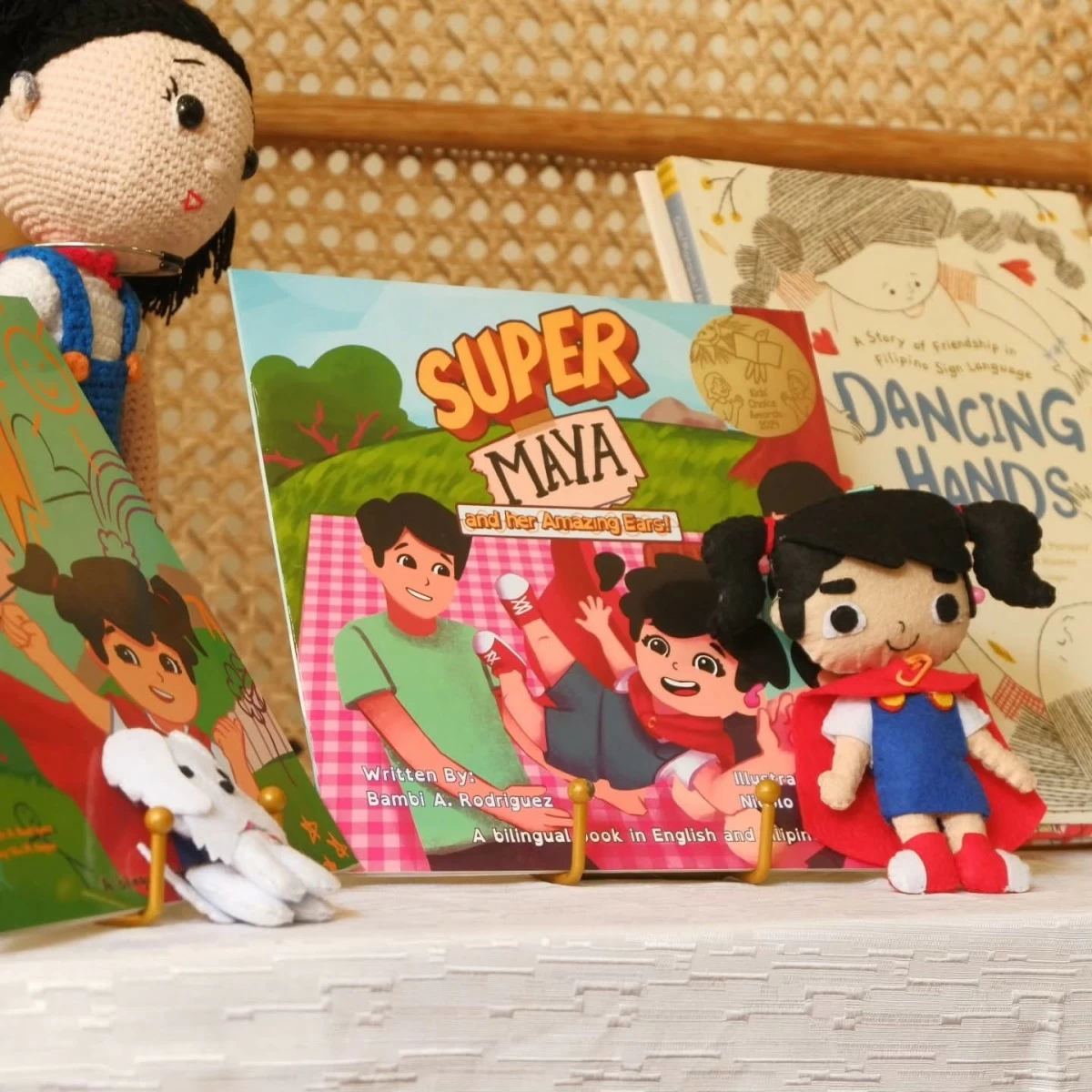 SUPER MAYA books are available in several independent bookstores.