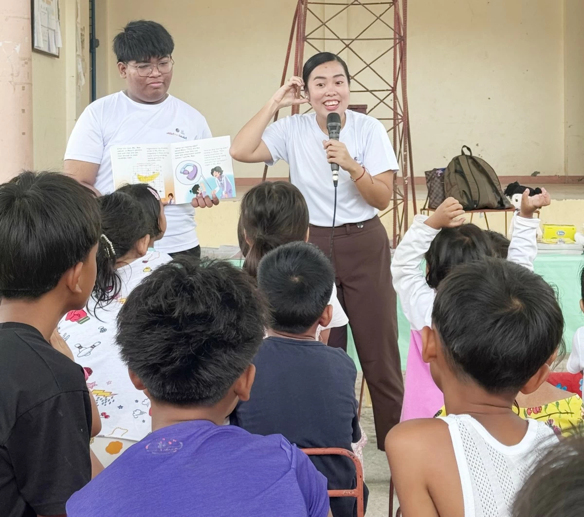 SUPER MAYA helps kids learn about the challenges PWD_HOHs face and the importance of ear health.