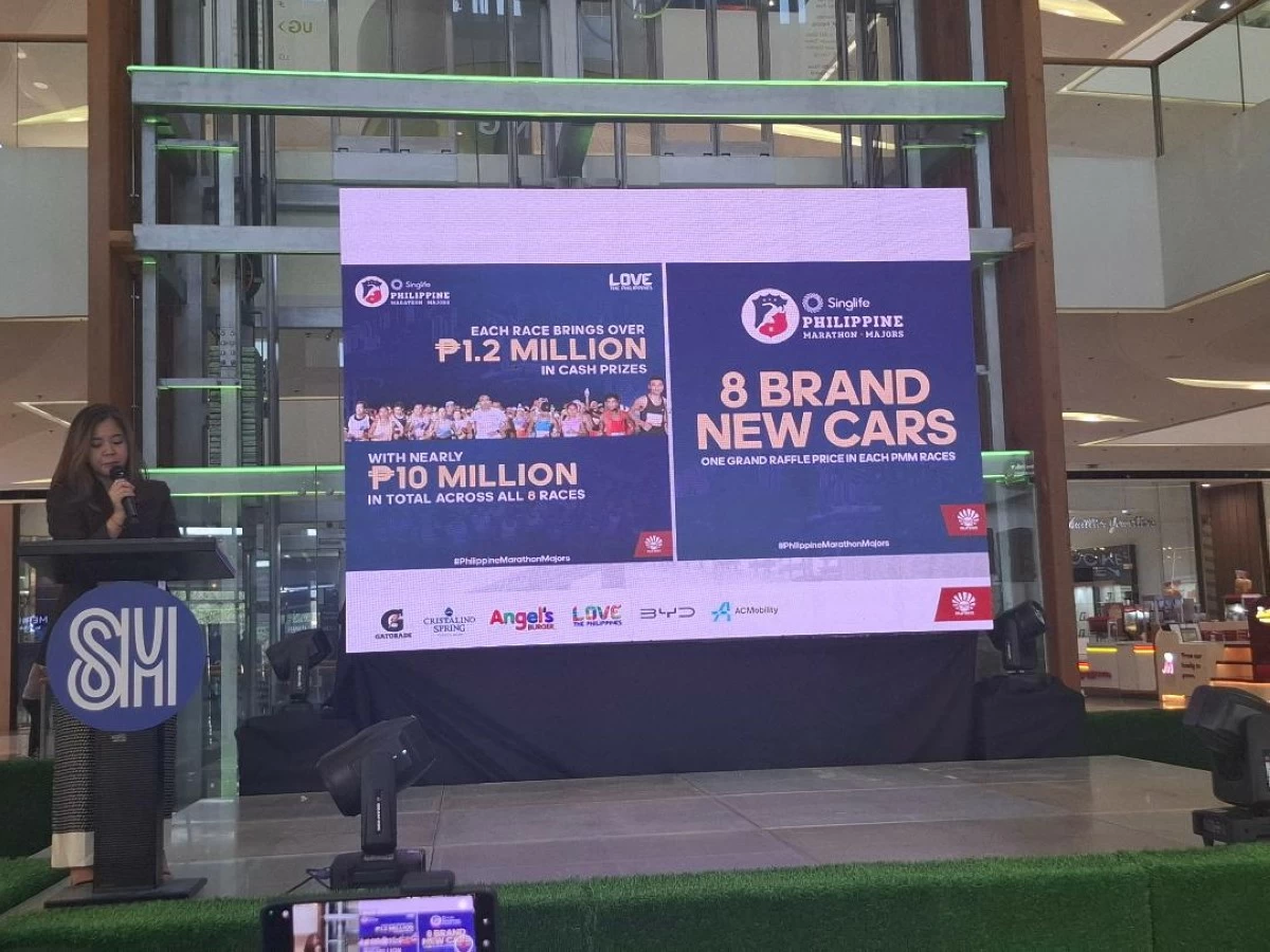 


THE Singlife Cebu International Marathon is launched on Tuesday, May 26, at the City Wing Atrium of SM Seaside City Cebu. (Calvin Cordova)
