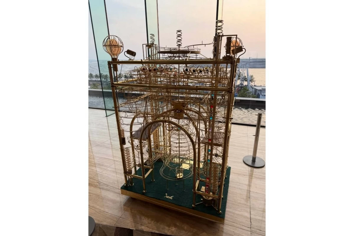 A kinetic sculpture by Ivan Co