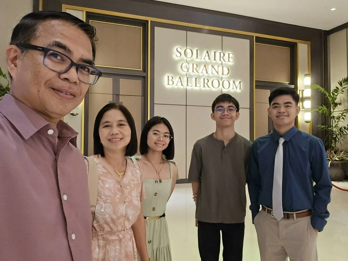 SUPPORT SYSTEM His family remains Marc's rock through challenging days and moments of self-doubt.