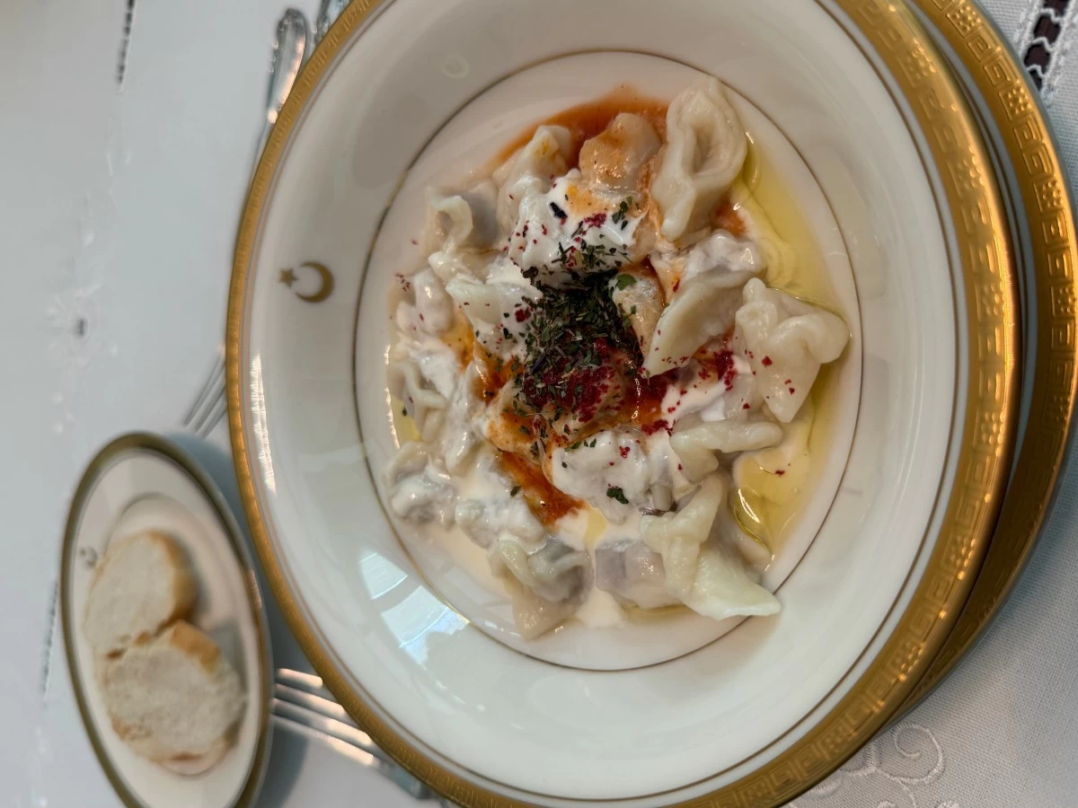 “Mantı” are beef dumplings served with garlic yoghurt. A well-loved dish in the Akyol family, especially to Ambassador and Madame Akyol’s two daughters