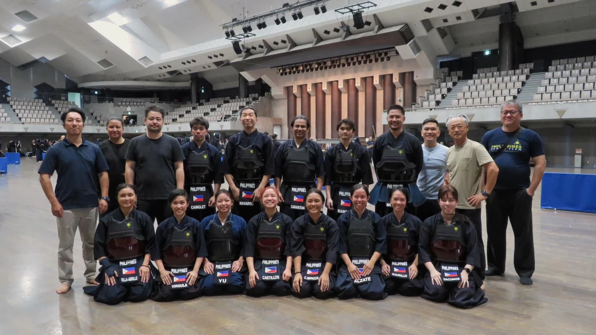 The Philippine Kendo Team at Tokyo Budokan, Japan