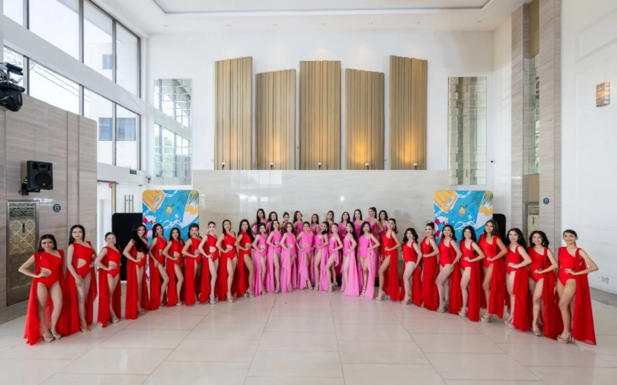 The candidates in the Mutya ng Taguig 2026 pageant (Photo from Mutya ng Taguig on Facebook) 
