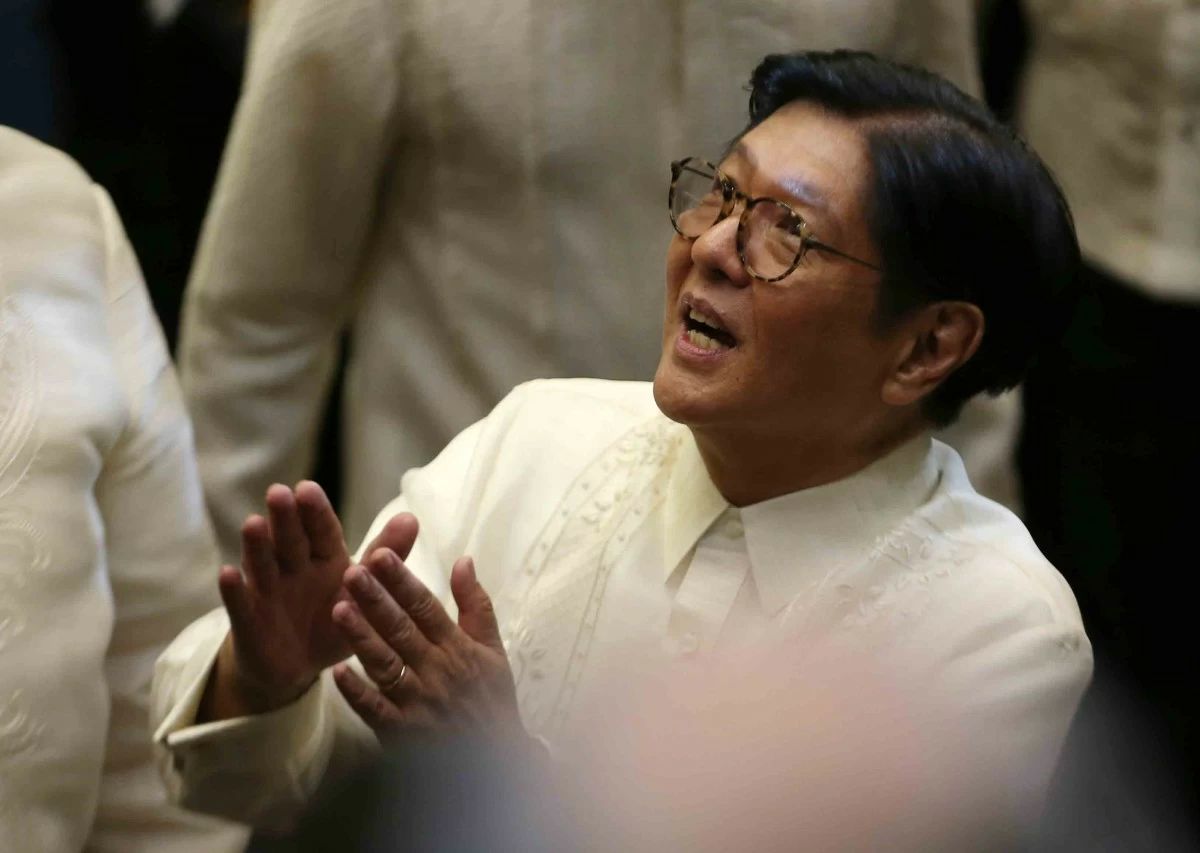 President Ferdinand R. Marcos Jr. at the Batasang Pambansa Complex in Quezon City to deliver his fourth State of the Nation Address on July 28, 2025. (Mark Balmores)