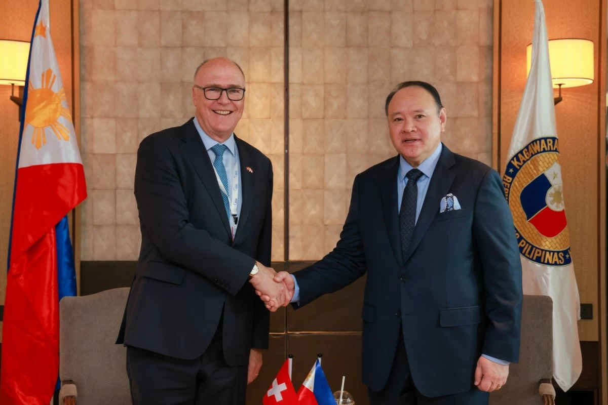 Department of National Defense (DND) Secretary Gilberto Teodoro Jr. and Swiss Federal Councilor Martin Pfister (Photo: DND)