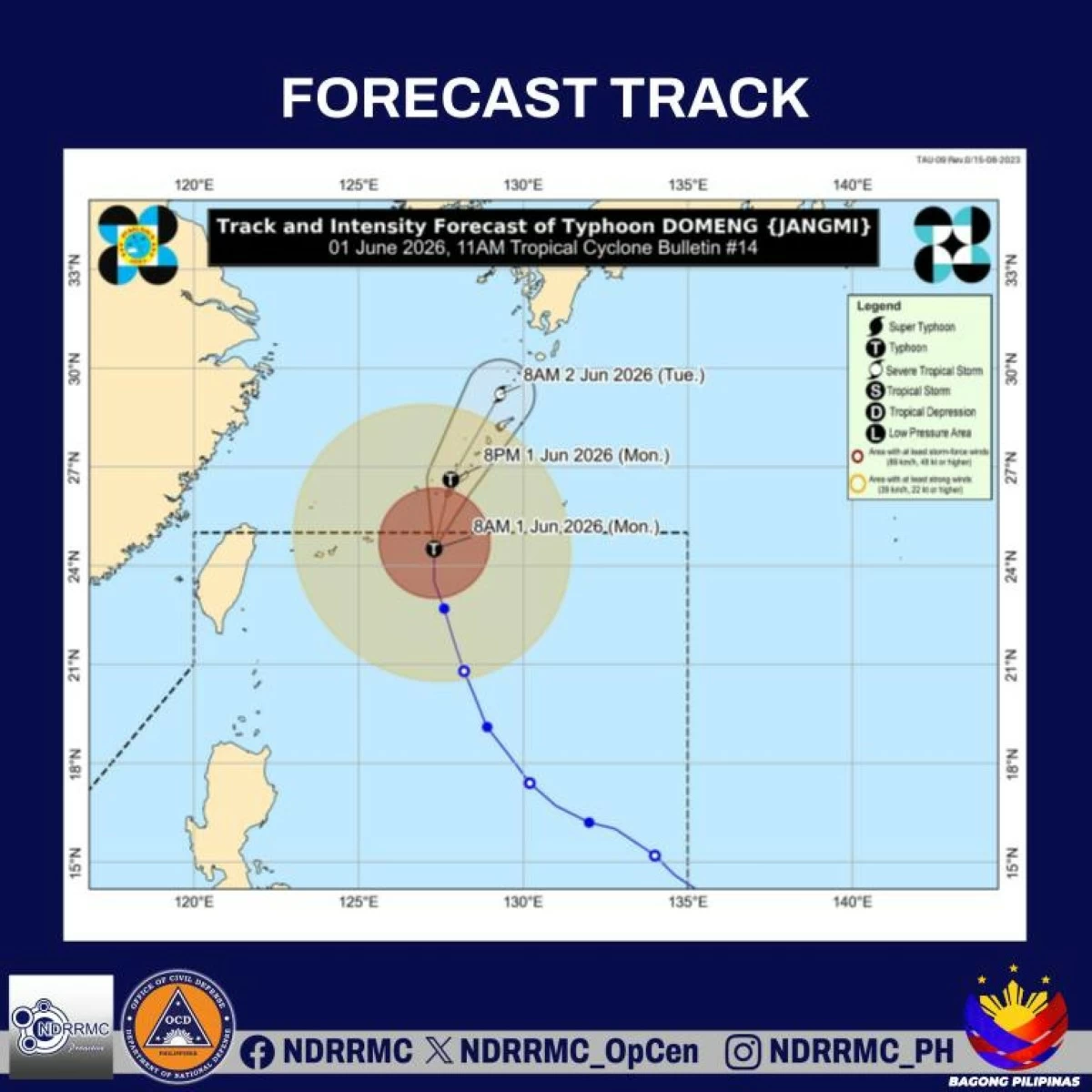 (Courtesy of PAGASA via NDRRMC)