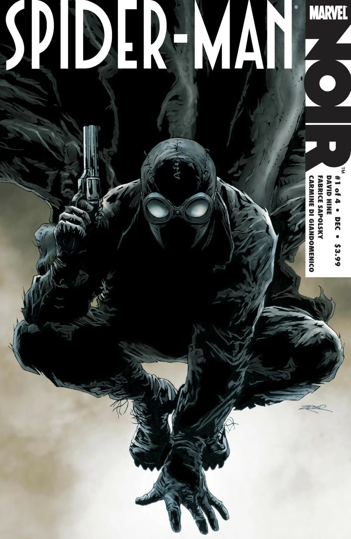 HOW IT STARTED 'Spider-Man Noir' first debuted in 2009 and was created by Davfid Hine and Fabrice Sapolsky. (Art by Patrick Zircher/Marvel Comics)