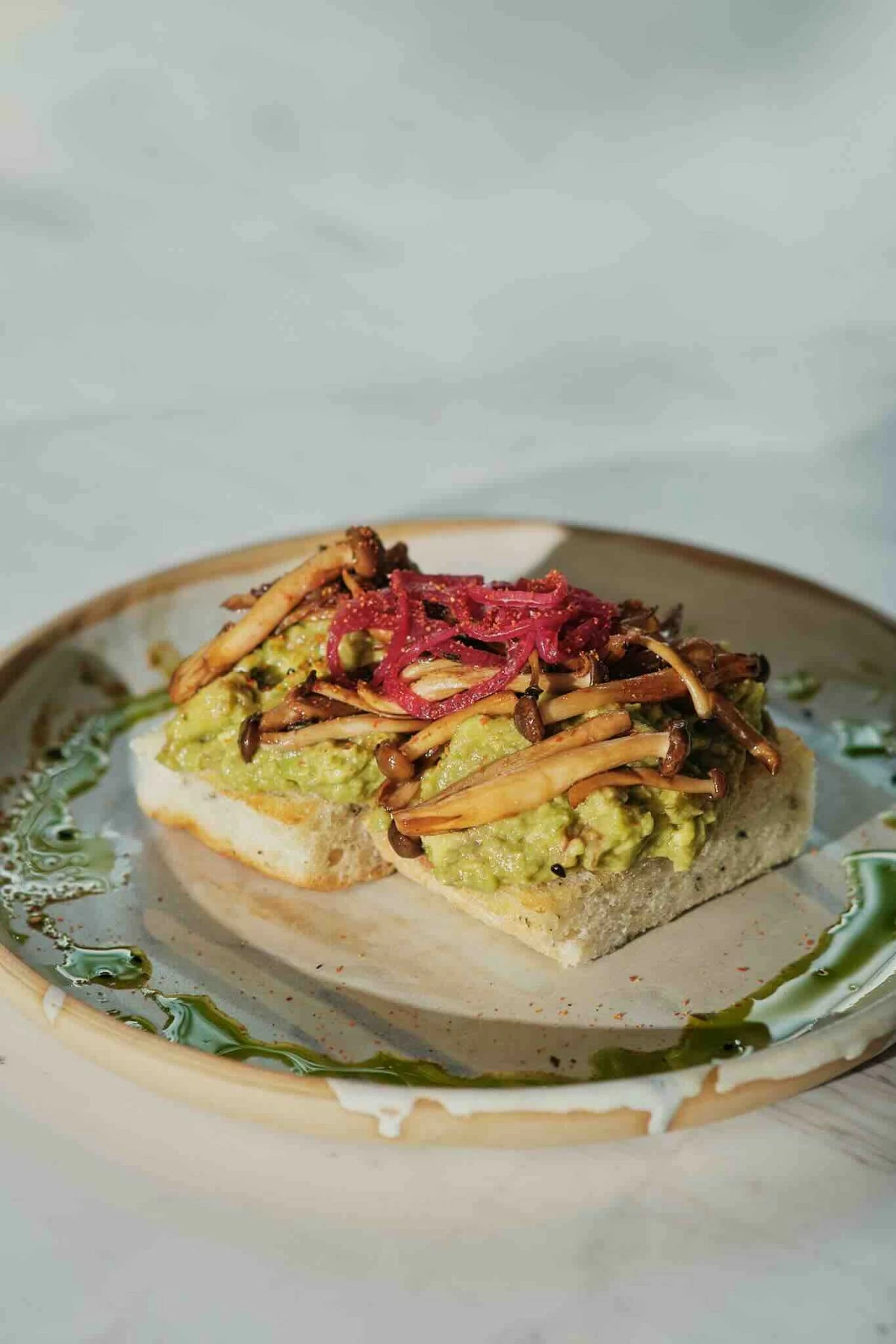 TOAST OF TOWN The Mushroom Avocado Toast offers a lighter option on the café's all-day menu (Photo: CMCR)