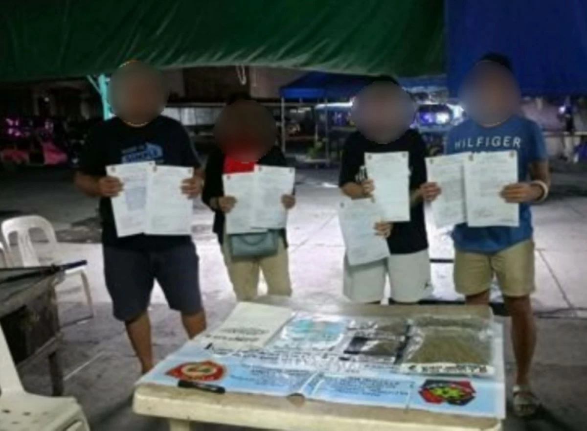 The buy-bust operation in Barangay Alabang, Muntinlupa, on June 2 (Photo from the Muntinlupa police / SPD) 