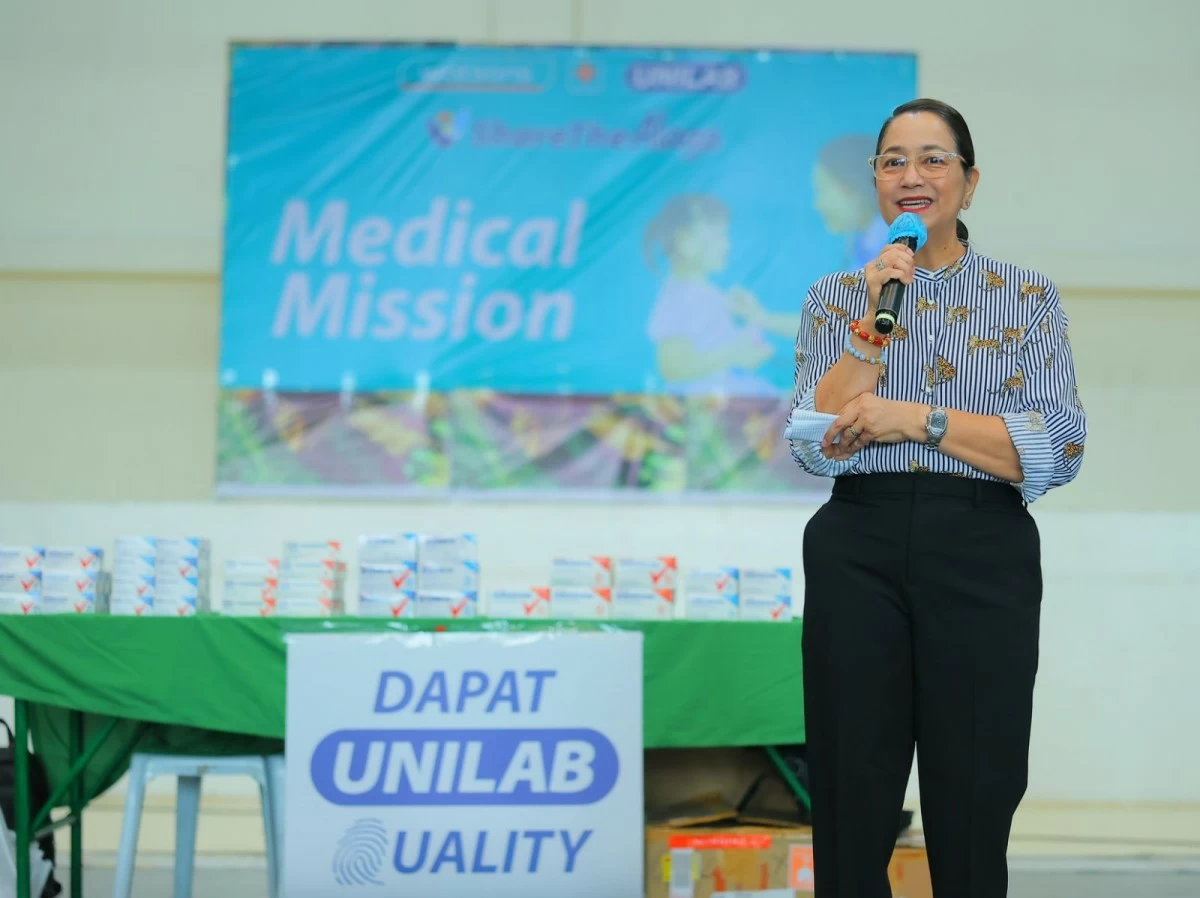 Mandaluyong City Mayor Menchie Abalos reminds constituents to take advantage of opportunities to care for their health.