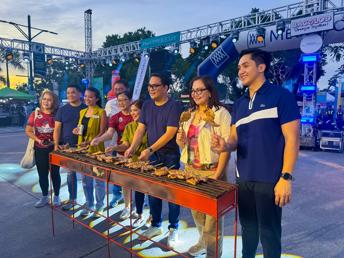 Bacolod City Mayor Greg Gasataya, together with city tourism and local government officials, led the ceremonial grilling that marked the opening of this year's festival.