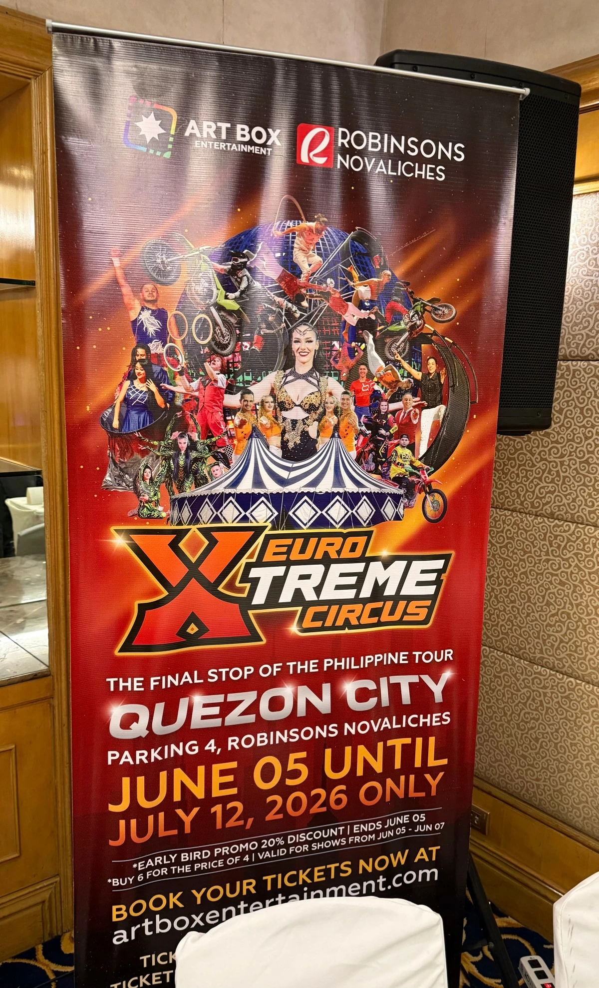 The Euro Xtreme Circus official poster 