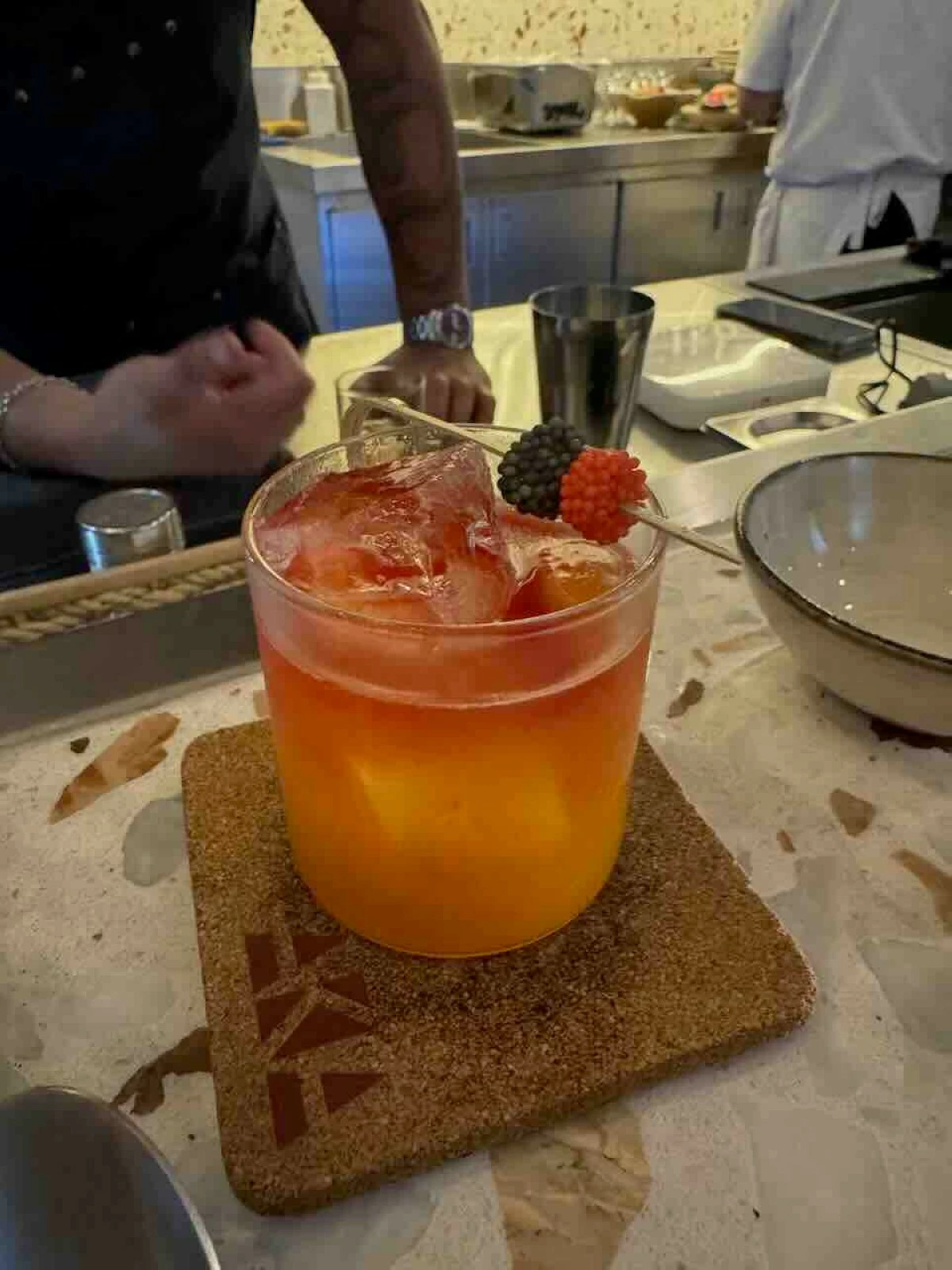 A MODERN TEMPLE AKA Signature No. 9, 'Nine Waves,' reimagines the classic Shirley Temple with a sweet, effervescent profile that balances nostalgia with contemporary cocktail craftsmanship. (Photo: Feliciano Rodriguez III/Manila Bulletin)