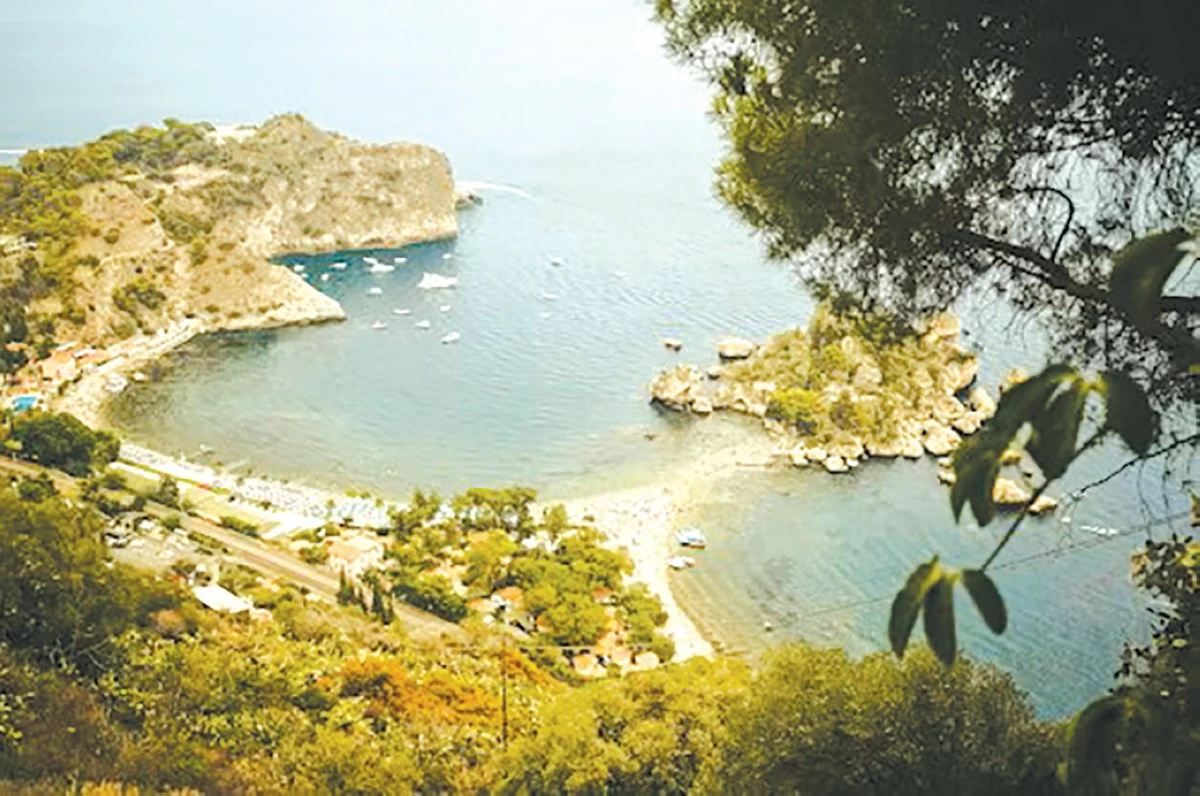 Taormina's beach and the 'Isola Bella' (Photo: Embassy of Italy in Manila)