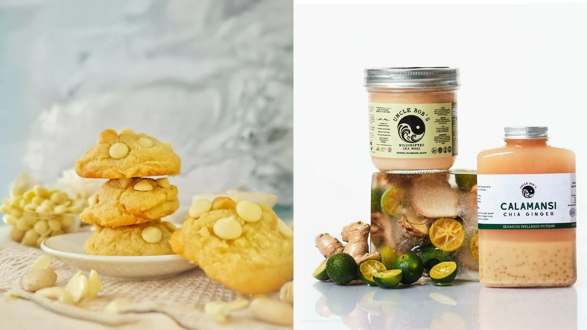 Keto Filipino White Chocolate Cookies and Uncle Bob's Wildcrafted Sea Moss and Wellness Potion (Photo: The Westin Manila)