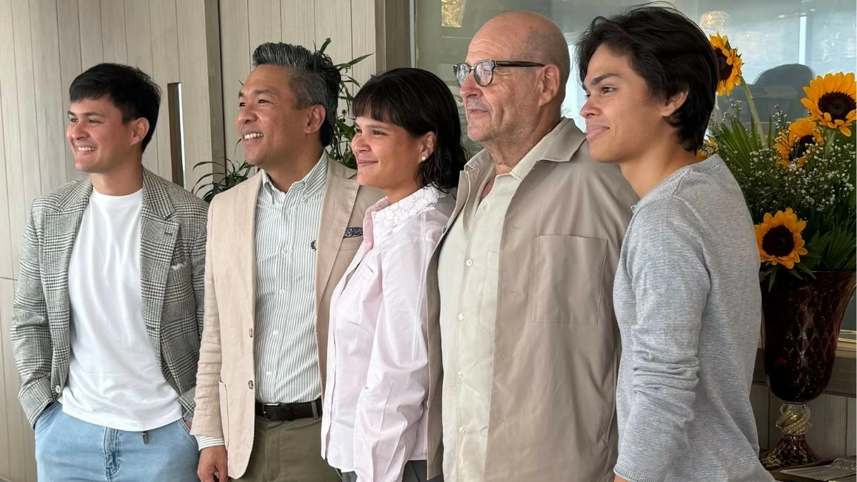 Matteo, Ian Dato and wife Giorgia, Gianluca, and Paolo, the Guidicellis (Photo: Philip Cu Unjieng)