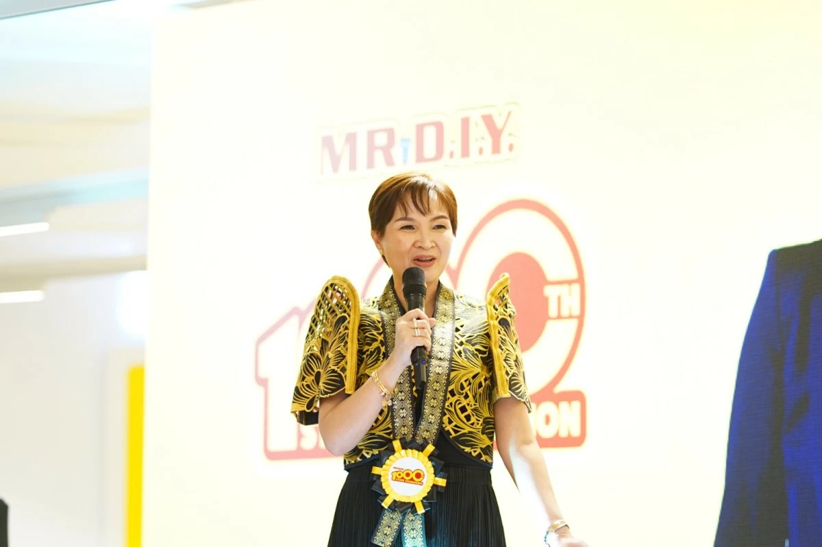 Mr. DIY Philippines CEO Roselle B. Andaya discusses how the first Elevated Experience Store reflects a customer-first approach to shopping. (Photo: Mr. DIY Philippines)