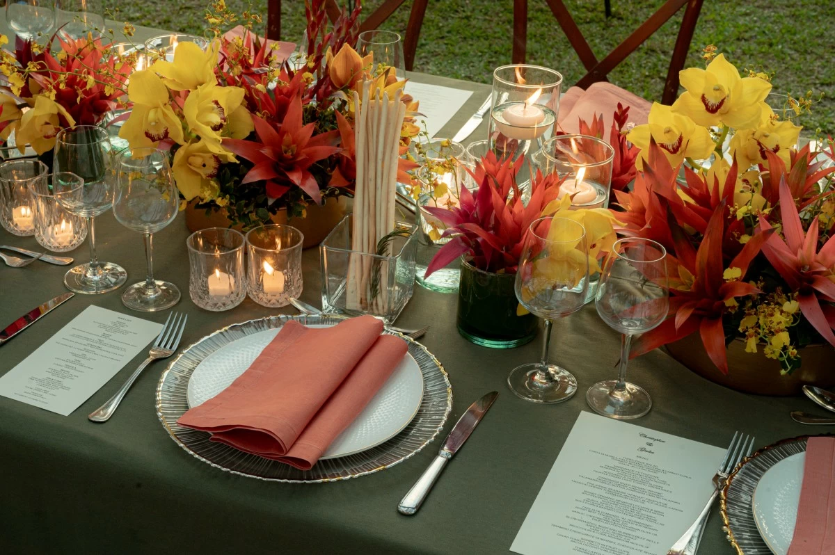 Floral arrangement for Christopher de Leon and Giulia Zahar