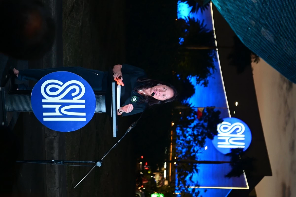 Department of Energy Secretary Sharon Garin delivers the keynote message during the launch of the O.N.E. (Oras Natin sa Efficiency) campaign at SM Mall of Asia, reinforcing the call for collective action toward energy efficiency nationwide.
