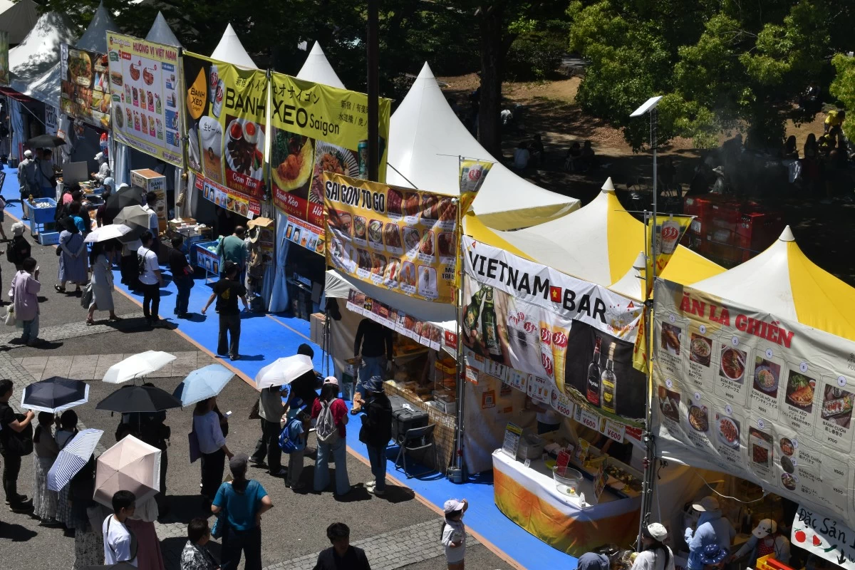 The venue of the Vietnam Festival 2026 in Tokyo’s Yoyogi Park
