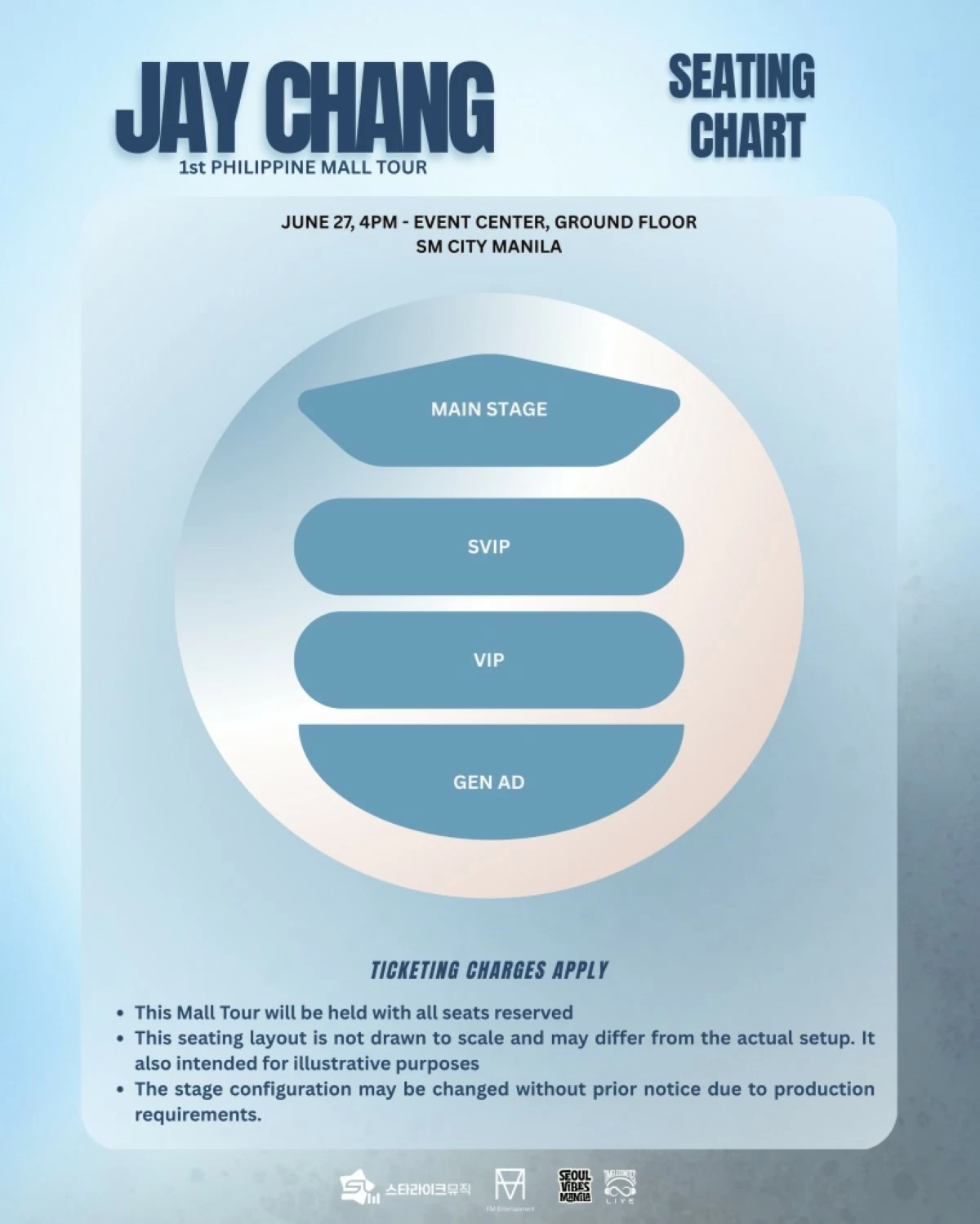 Seat map for SM City Manila (Seoul Vibes Manila) 