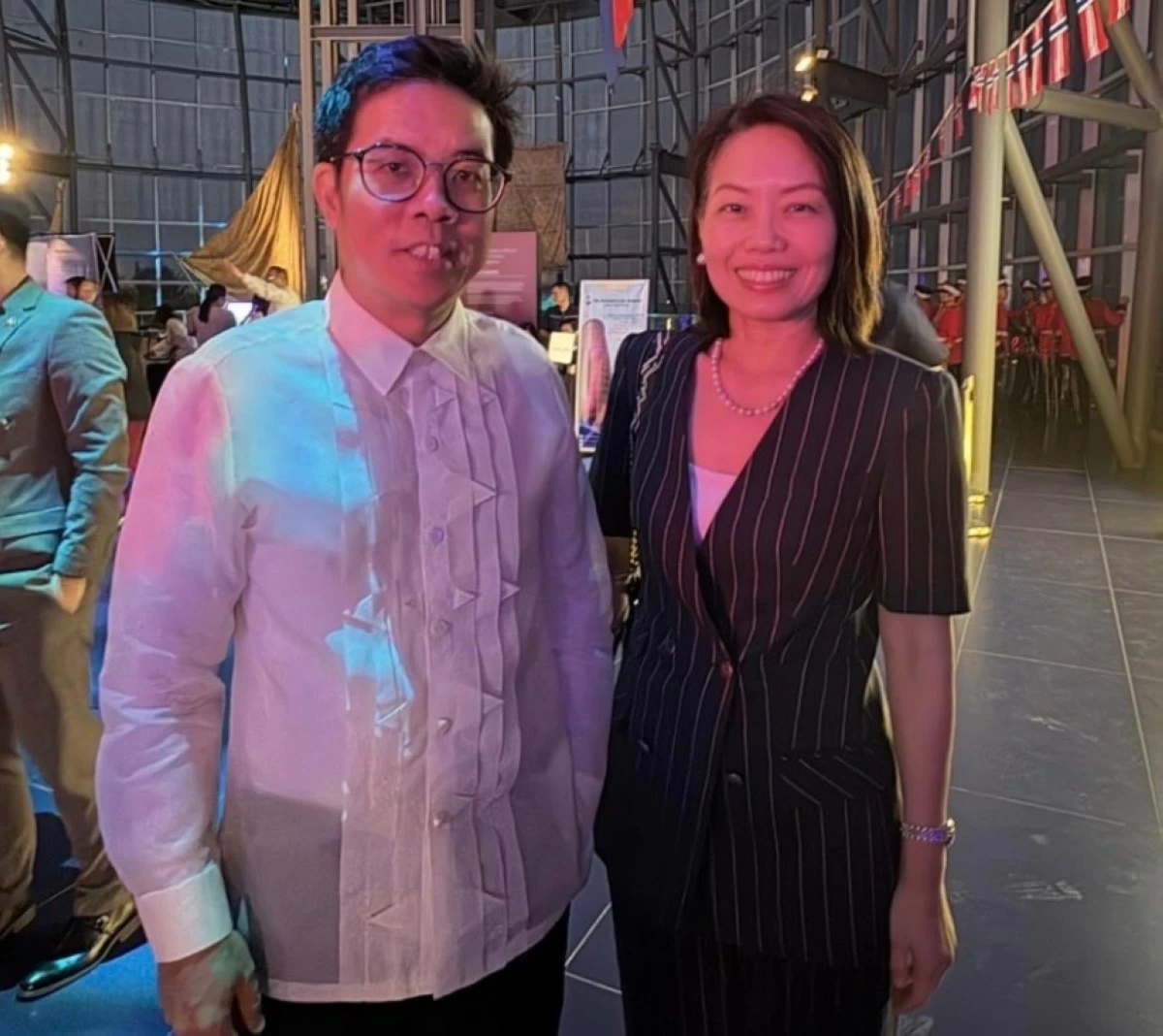Singapore’s Ambassador Constance See and spouse Max Lim