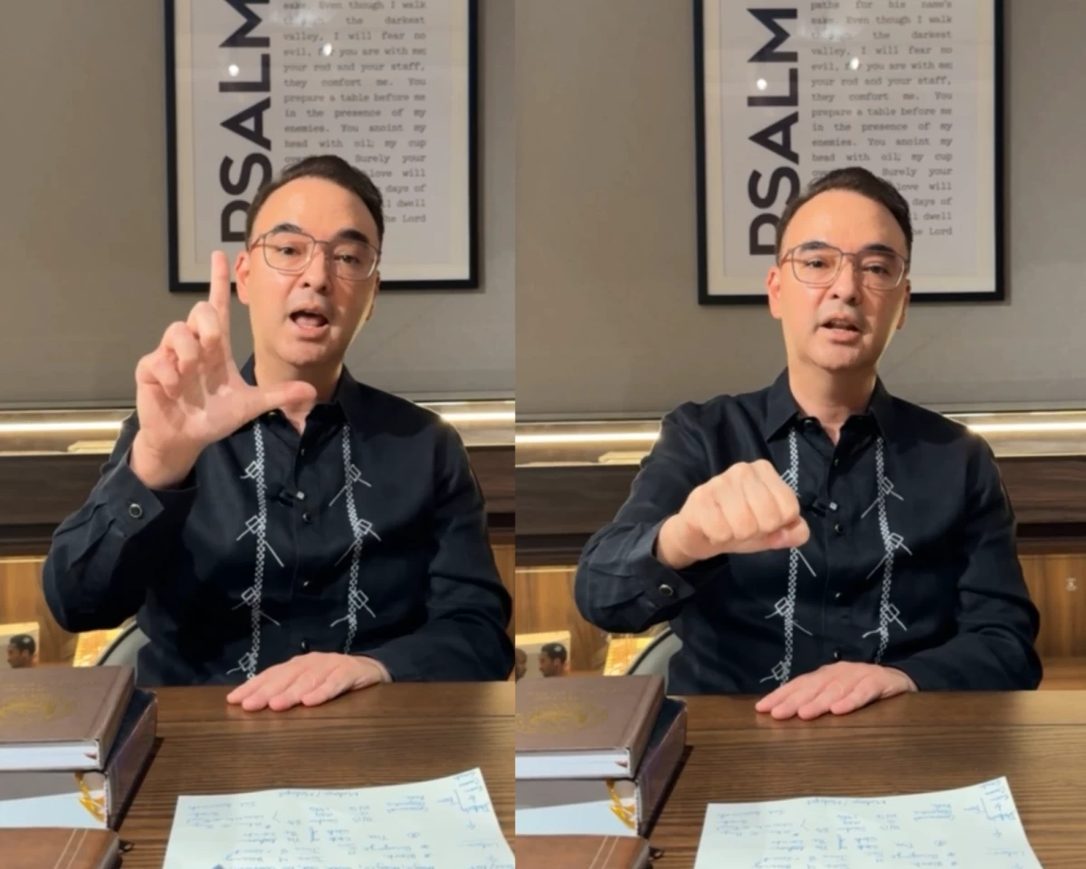 (Screenshot from Alan Peter Cayetano Facebook live)