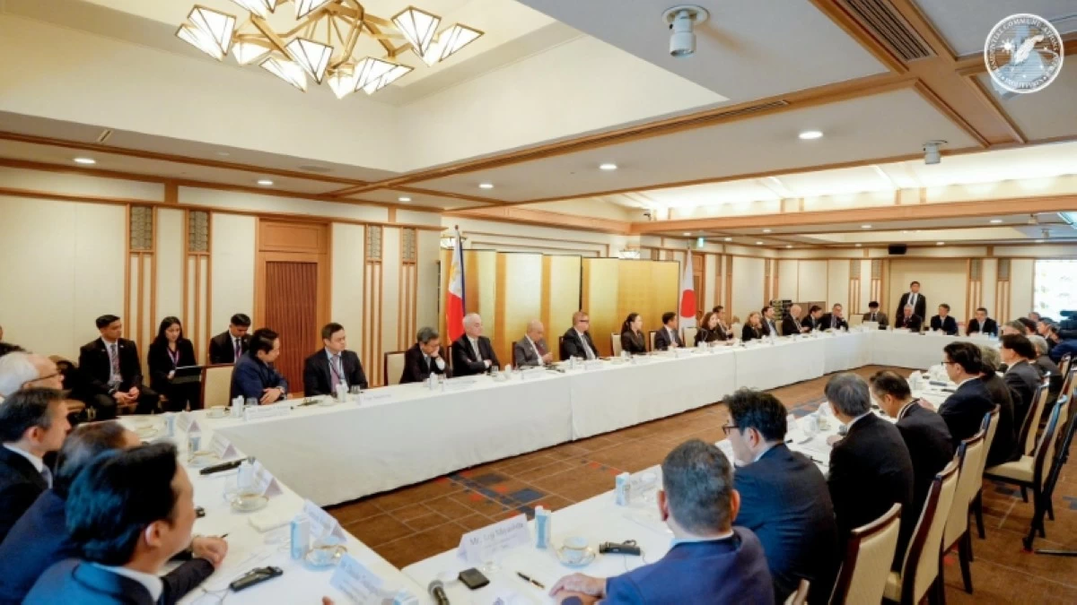 High-level Business Roundtable attended by Japanese business leaders held at The Imperial Hotel Tokyo (Photo courtesy of Presidential Communications Office)
