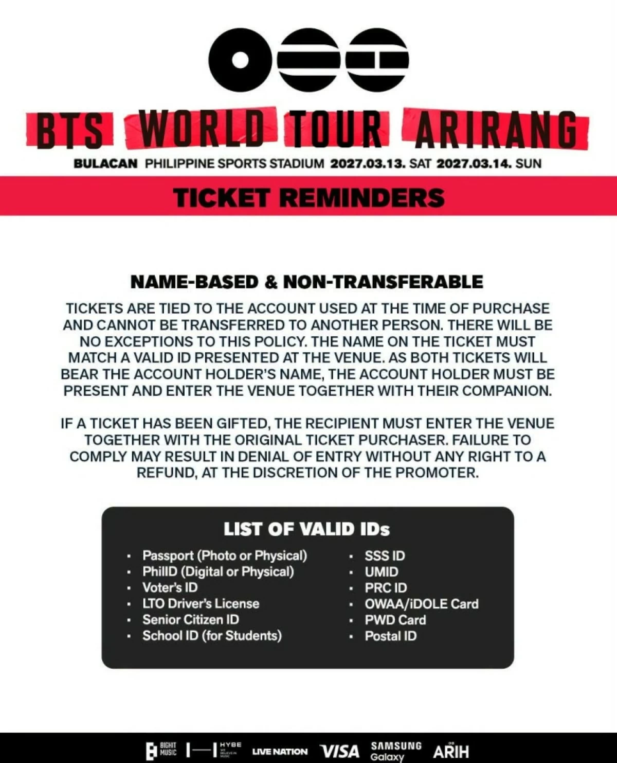 Guidelines for the BTS 