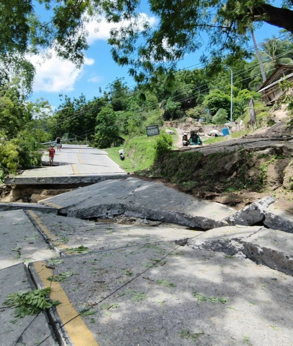 The aftermath of the magnitude 7.8 earthquake that his Sarangani province in the Philippines on June 8 (Photo from Vice Mayor James Yap Jr. of Glan, Sarangani) 