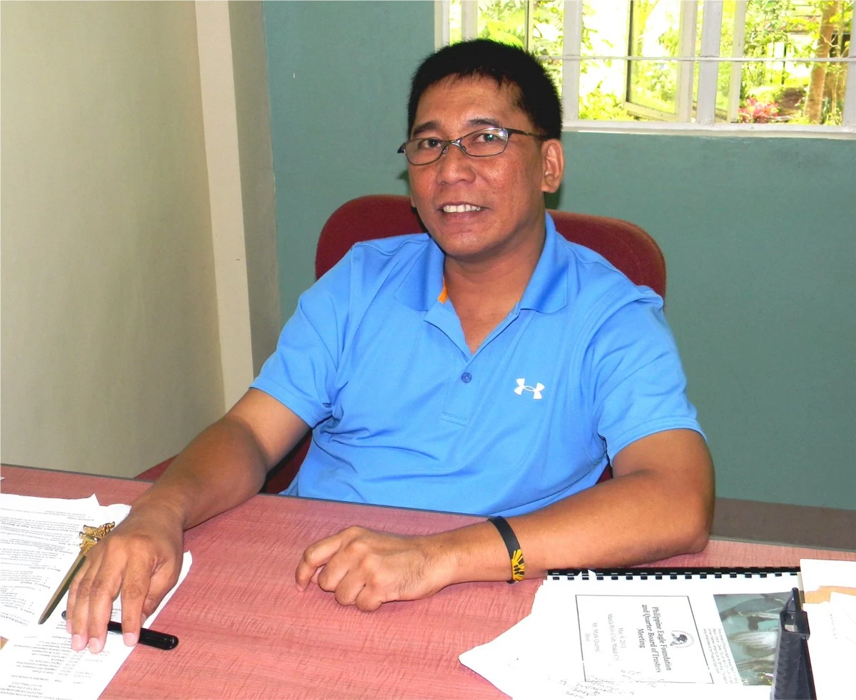 Dennis Joseph I. Salvador, executive director of the Philippine Eagle Foundation.
