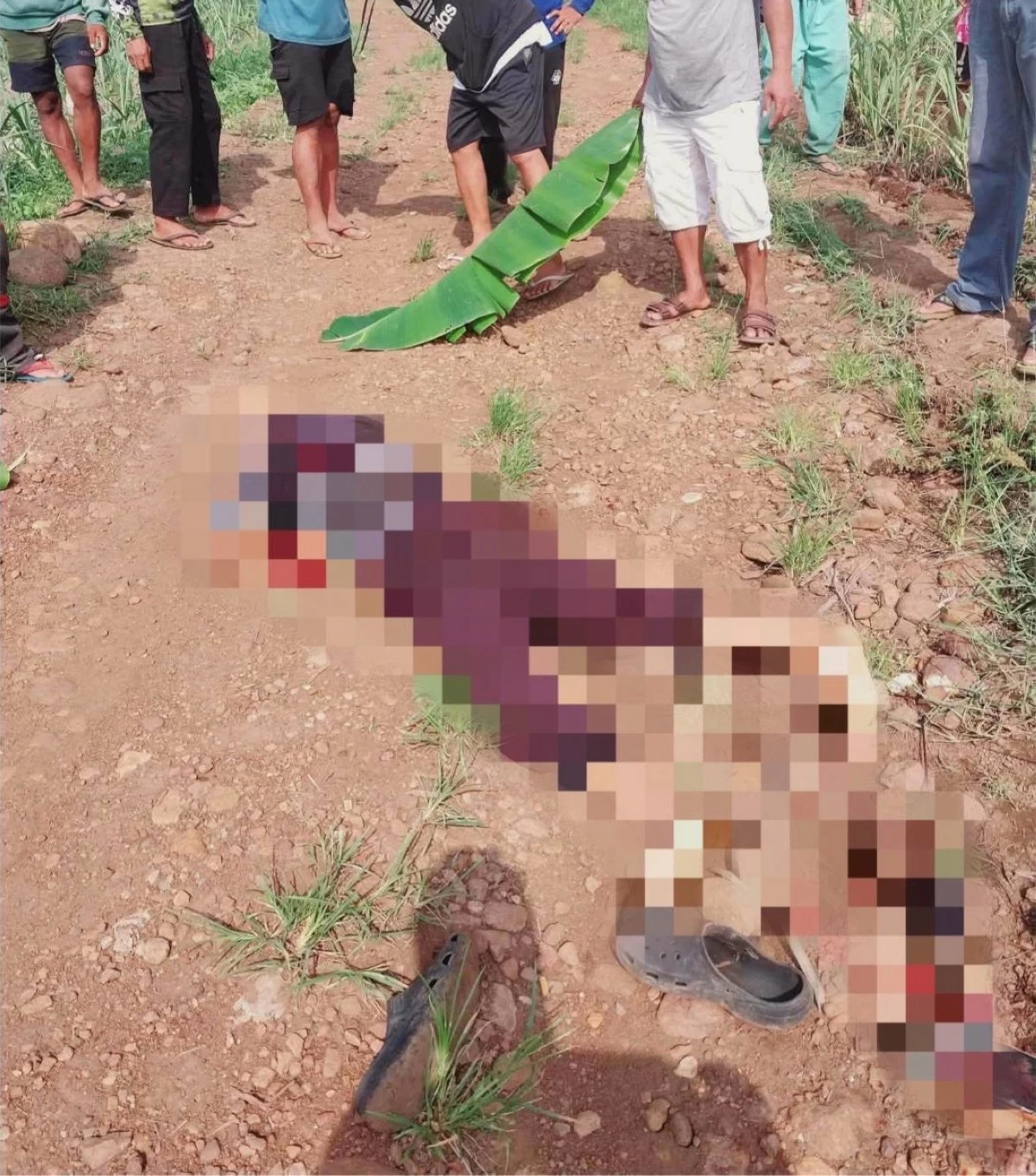 A 58-year-old pastor was shot dead in a sugarcane field in Barangay Bi-ao, Binalbagan, Negros Occidental on Monday, June 8. (Binalbagan Municipal Police Station)
