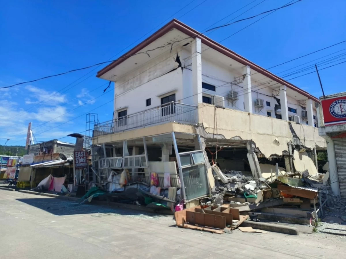 Devastation caused by the 7.8 magnitude earthquake in Glan, Sarangani Province, on June 8. (Photo courtesy of the local government of Glan via Facebook)